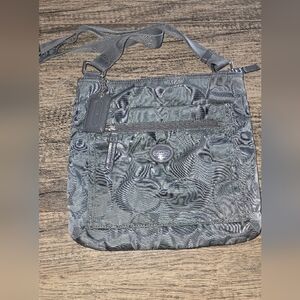 Coach Gray Nylon Crossbody Shoulder Bag